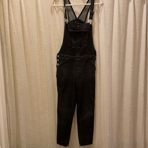 Black Jean straight leg overalls